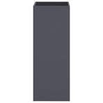 Planter Anthracite 32x29x75 cm Steel