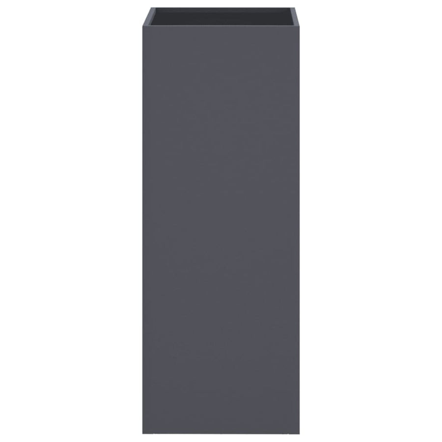 Planter Anthracite 32x29x75 cm Steel
