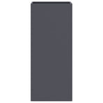 Planter Anthracite 32x29x75 cm Steel