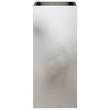 Planter Silver 32x29x75 cm Stainless Steel - Top-Down View