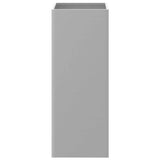 Planter Silver 32x29x75 cm Galvanised Steel - 45-Degree Angle