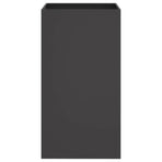 Planter Black 42x38x75 cm Steel