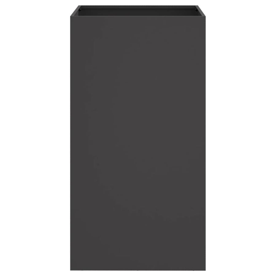 Planter Black 42x38x75 cm Steel