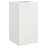 Planter White 42x38x75 cm Steel