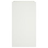 Planter White 42x38x75 cm Steel