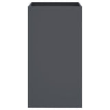 Planter Anthracite 42x38x75 cm Steel - Top-Down View