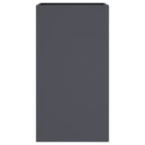 Planter Anthracite 42x38x75 cm Steel