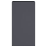 Planter Anthracite 42x38x75 cm Steel - 45-Degree Angle