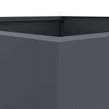 Planter Anthracite 42x38x75 cm Steel