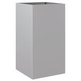Planter Silver 42x38x75 cm Galvanised Steel