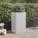Planter Silver 42x38x75 cm Galvanised Steel