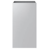 Planter Silver 42x38x75 cm Galvanised Steel - 45-Degree Angle