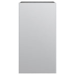 Planter Silver 42x38x75 cm Galvanised Steel