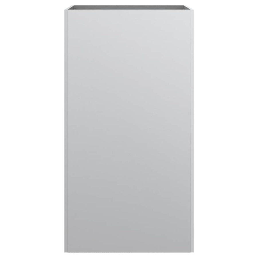 Planter Silver 42x38x75 cm Galvanised Steel
