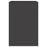 Planter Black 52x48x75 cm Steel - 45-Degree Angle