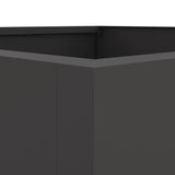 Planter Black 52x48x75 cm Steel