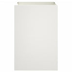Planter White 52x48x75 cm Steel