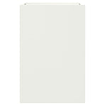 Planter White 52x48x75 cm Steel
