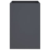 Planter Anthracite 52x48x75 cm Steel - Top-Down View