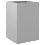 Planter Silver 52x48x75 cm Galvanised Steel