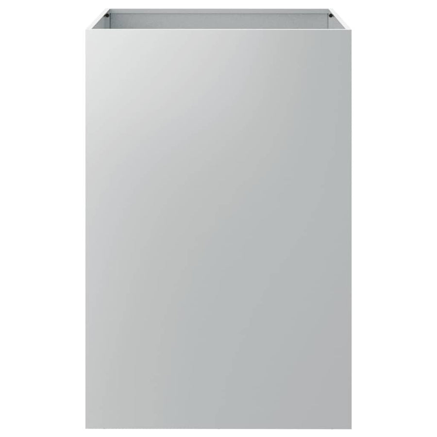 Planter Silver 52x48x75 cm Galvanised Steel