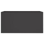 Planter Black 62x30x29 cm Steel