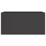 Planter Black 62x30x29 cm Steel - 45-Degree Angle