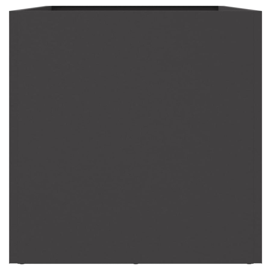 Planter Black 62x30x29 cm Steel