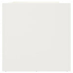 Planter White 62x30x29 cm Steel