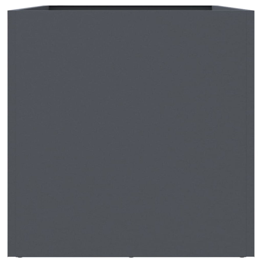 Planter Anthracite 62x30x29 cm Steel