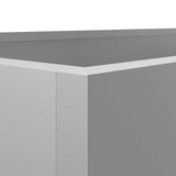 Planter Silver 62x30x29 cm Galvanised Steel - Extra Image