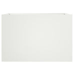 Planter White 62x40x39 cm Steel