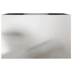 Planter Silver 62x40x39 cm Stainless Steel