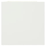 Planter White 62x47x46 cm Steel