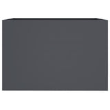 Planter Anthracite 62x47x46 cm Steel - 45-Degree Angle
