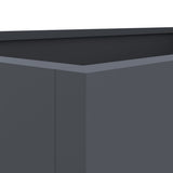 Planter Anthracite 62x47x46 cm Steel