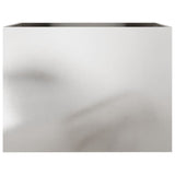 Planter Silver 62x47x46 cm Stainless Steel - 45-Degree Angle