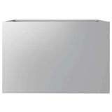 Planter Silver 62x47x46 cm Galvanised Steel