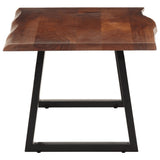 Coffee Table Honey Brown 110x55x40 cm Solid Wood Acacia