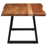 Coffee Table 110x55x40 cm Solid Wood Acacia - Side View