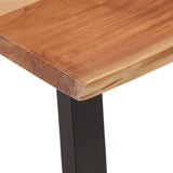 Coffee Table 110x55x40 cm Solid Wood Acacia - 45-Degree Angle