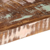 Bookcase 4-Tier 110x40x180 cm Solid Wood Reclaimed and Iron - Low Angle