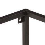 Wall Shelf 55x20x55 cm Solid Wood Reclaimed and Iron - 45-Degree Angle