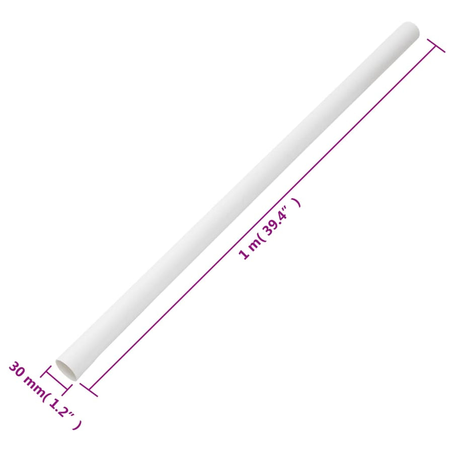 Cable Trunkings with Clips Ø32 mm 10 m PVC