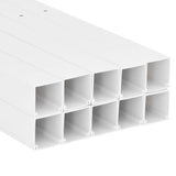 Cable Trunking 100x60 mm 10 m PVC - 45-Degree Angle