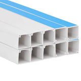 Cable Trunking Self-Adhesive 10x10 mm 10 m PVC - 45-Degree Angle