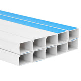 Cable Trunking Self-Adhesive 60x40 mm 10 m PVC - 45-Degree Angle