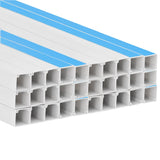 Cable Trunking Self-Adhesive 10x10 mm 30 m PVC - 45-Degree Angle