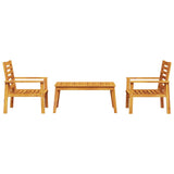 3 Piece Garden Lounge Set Solid Wood Acacia