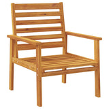 3 Piece Garden Lounge Set Solid Wood Acacia - 45-Degree Angle